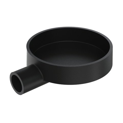 Queimador Palmatoria Curto Fogão Industrial de Ferro 13cm