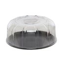 Ver imagem 4 de Boleira Elegance Redonda com Tampa 30cm Preta em Policarbonato Linha Profissional Cook Vem