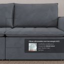 Ver imagem 7 de Sofá Retrátil 4 Lugares Tecido Ibitipoca 250cm