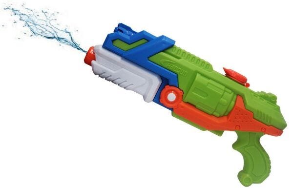 Conjunto water blaster kids toy guns of different design, handguns