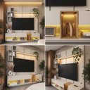 Ver imagem 3 de Painel e Rack Sala Nexus Prodecor com LED para TV até 55 Mel/Arenas
