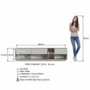 Ver imagem 4 de Painel e Rack Sala Nexus Prodecor com LED para TV até 55 Mel/Arenas