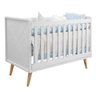 Berço Mini Cama Infantil Retrô - Branco - 1