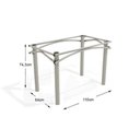 Ver imagem 6 de Mesa Cozinha Elba 160 + 6 Cad Portugal Cromado Kappesberg