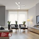 Ver imagem 2 de Kit 02 Ventilador de Teto Inverter New Maxi Ventura 110v Branco 3 Pás