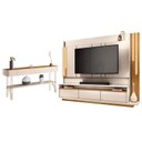 Ver imagem 1 de Estante Home Theater Montane e Aparador Vivant Off White Cinamomo - Hb Móveis