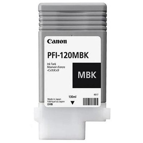 Cartucho de Tinta Canon Plotter Pfi120mbk Matte Black