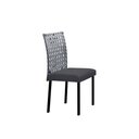 Ver imagem 2 de Conjunto de Jantar Lisboa com 6 Cadeiras Base Goiás Bm Tubulares Off White/ratan Preto/linho 308