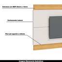 Ver imagem 3 de Painel Decorativo Sala de Estar 218cm Julien Off White/Nature - Gran Belo
