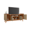 Rack para TV Até 60 Polegadas Adria 4 Portas Champagne/Cedro - Casa D - 5