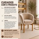 Ver imagem 5 de Poltrona Base Fixa Madeira Eucalipto Afrodite