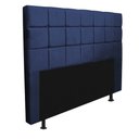 Ver imagem 3 de Cabeceira Estofada Espanha 160cm Queen Size para Cama Box Suede Azul Marinho - Gat Magazine