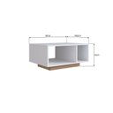 Ver imagem 3 de Mesa de Centro para Sala de Estar com Nichos