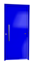 Ver imagem 1 de Porta Alumínio Lambril c/Puxador e.Azul 90 Brimak