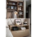 Ver imagem 4 de Caixa Organizadora Cube Chumbo 32 L com Tampa 46 X 36 X 24,5 Cm