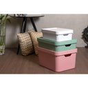 Ver imagem 6 de Caixa Organizadora Cube Chumbo 32 L com Tampa 46 X 36 X 24,5 Cm