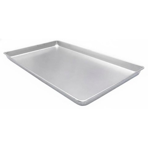 Kit com 10 Assadeiras de Alumínio Baronesa 40x60cm Plana Lisa Reta 0,8mm