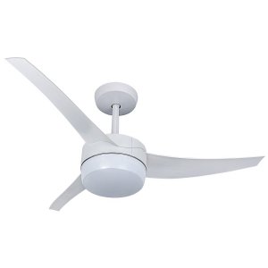 Ventilador de Teto Lunik 3 Pás Plásticas Branco 127V