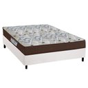 Ver imagem 1 de Cama Box Viúva: Colchão Espuma Ortobom D45/EP Anatômico Fort Tech ISO 150 + Base CRC Courano White(1