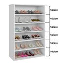 Ver imagem 4 de Sapateira 5 Prateleiras Lais Branco Ajl Móveis