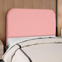 Ver imagem 2 de Cabeceira Casal 140 Cm com Frame Alana Suede Rosa Artte