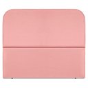Ver imagem 5 de Cabeceira Casal 140 Cm com Frame Alana Suede Rosa Artte