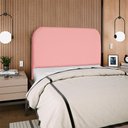 Ver mais imagens de Cabeceira Casal 140 Cm com Frame Alana Suede Rosa Artte