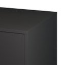 Ver imagem 6 de Mesa de Cabeceira Suspensa Preta Quarto Mdp - Gaveta