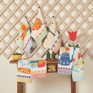 Pano de Prato Copa Lepper Estampado Todo Dia 40cm X 60cm 7 Peças