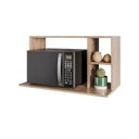Ver imagem 3 de Suporte Microondas Forno com 2 Nichos em Mdp Suspenso Zain 80cm M12 - D’Rossi