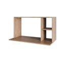 Ver imagem 4 de Suporte Microondas Forno com 2 Nichos em Mdp Suspenso Zain 80cm M12 - D’Rossi