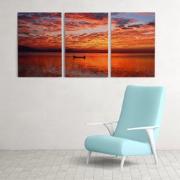 Quadro Decorativo Para Sala 60x120cm Pescador Quarto Grande - 2