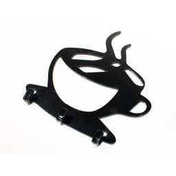 Quadro Porta Chaves Decorativo Xícara Cozinha Preto - 1