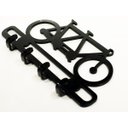 Ver imagem 2 de Quadro Porta Chaves Parede Decorativo Artesanato Bicicleta