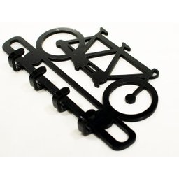 Quadro Porta Chaves Parede Decorativo Artesanato Bicicleta - 2
