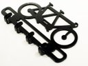 Ver imagem 2 de Quadro Porta Chaves Parede Decorativo Artesanato Bicicleta