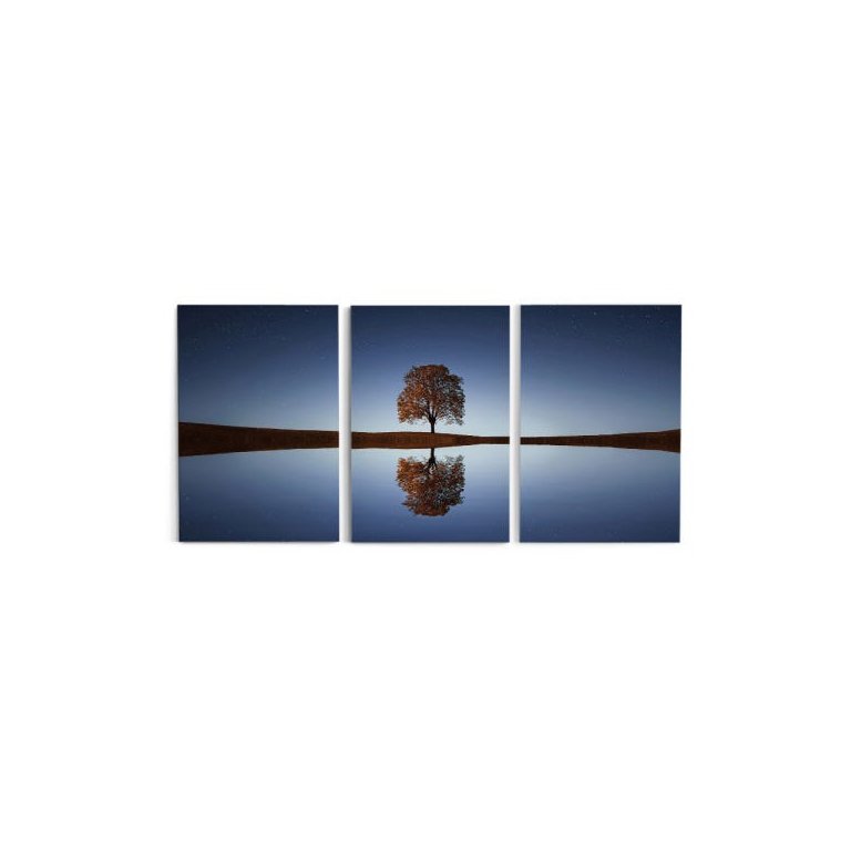 Quadro decorativo para sala 60x120cm Árvore quarto Grande