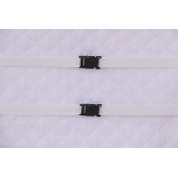 Saia para Cama Box Colchobox Ajustavel Riollen Queen ou King Size Branca [f101] - 2