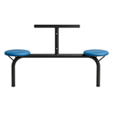 Ver imagem 7 de Mesa para Refeitório Fixa 6 Lugares MDP Branco de 25 mm - Assento Azul - 50201