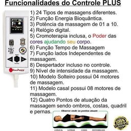 Manta Solteiro Pillow Magnética 24 Massagem Quântica Infravermelho - 3