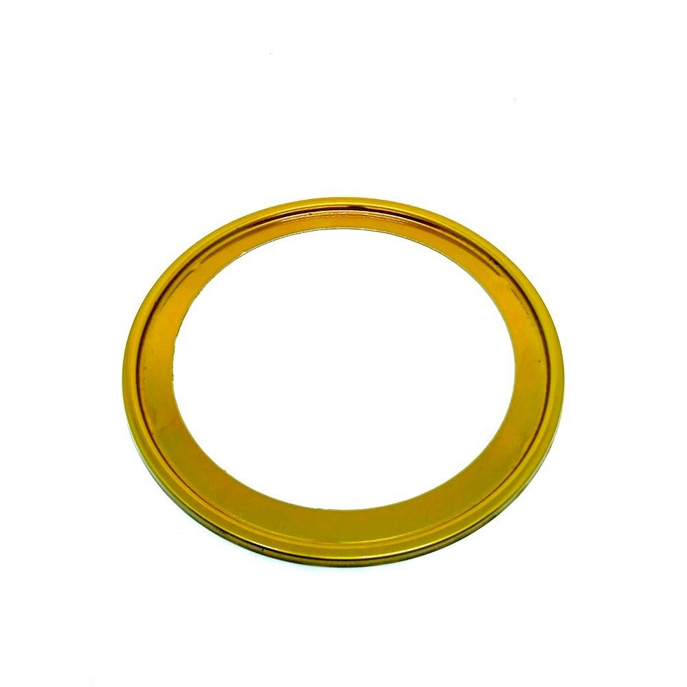 Kit C/2 Porta Grelha Ralo Redondo 15x15 Suporte Inox Dourado - 2