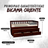 Bicama 3 Gavetas Oriente Castanho + 2 Colchões Ortobom D28 - 5