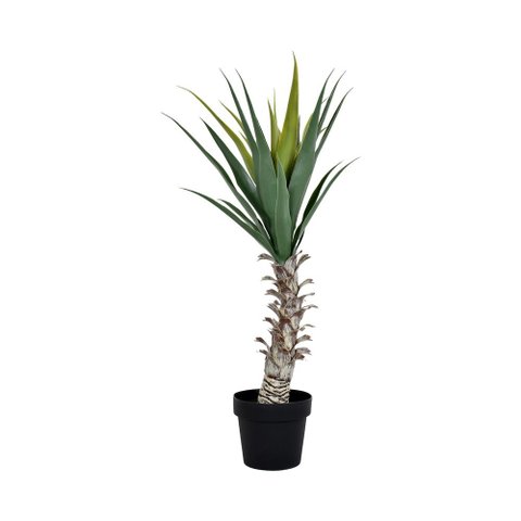 Planta Artificial Sisal com Pote Verde