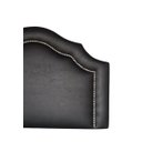 Ver imagem 2 de Cabeceira estofada box  Solteiro Couro sintético com Tachas