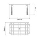 Ver imagem 4 de Mesa Camboriú em Polipropileno Branco Tramontina
