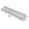 Porta Quadros Prateleira Nicho Kit 4Pç Branco Linha Premium - 4
