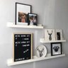 Porta Quadros Prateleira Nicho Kit 4Pç Branco Linha Premium - 2