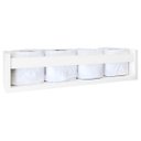 Ver imagem 3 de Prateleira para Banheiro Kit 2 Peças Branco Super Premium