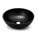 Ver imagem 1 de Cuba Pia para Banheiro em Plastico Lavabo Sobrepor Redonda ou Retangularw:preto Redonda