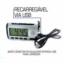 Ver imagem 4 de Relógio Espião De Mesa Com Sensor De Movimentos Foto E Filma